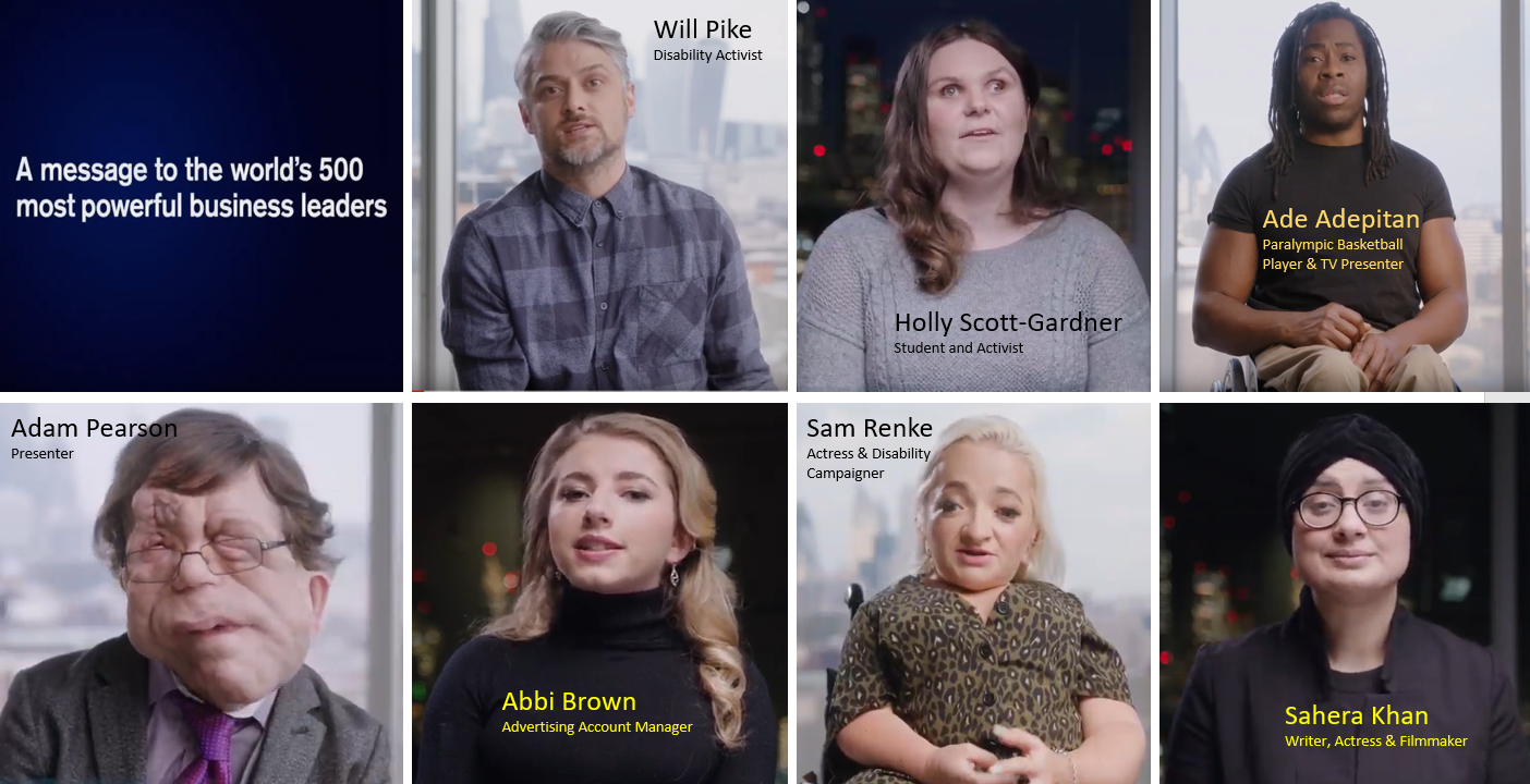 All the speakers from the video- A message to the world's 500 most powerful business leaders