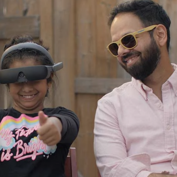 Life-changing device for people with low vision